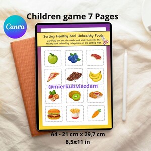 Preschool Activity Worksheets: Printable Learning Game (PDF Download A4/Letter Size)