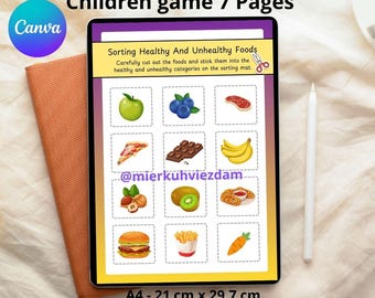 Fichas de actividades preescolares: Juego educativo imprimible (Descarga en PDF tamaño A4/Carta)