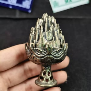 Koppar Boshan Rökelsekar, Buddhism Tempeldekor