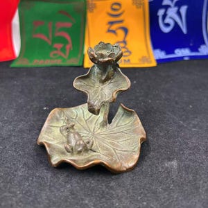 Copper Home Decor Nepal Vintage Temple  Incense Burner Urn Bronze Offerings to Buddhism Healing Ash Catcher Yoga Meditation zen gift P022