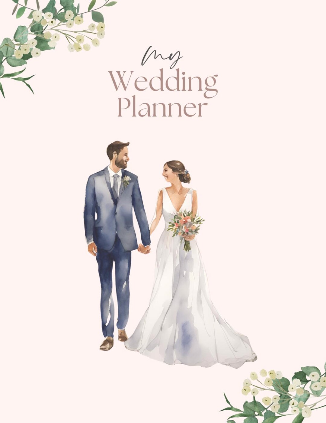 Wedding Planner Editable Canva Template Etsy