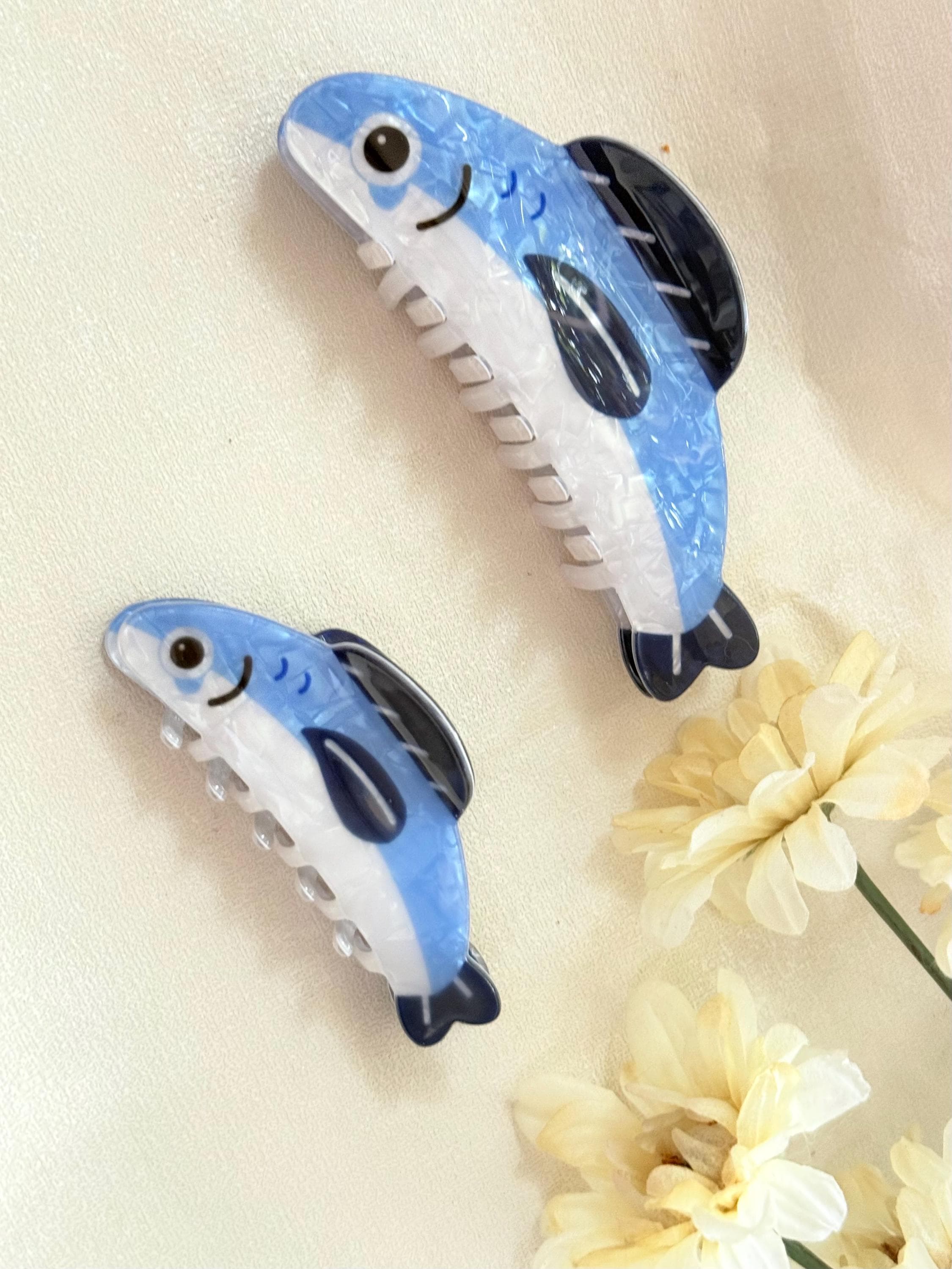 Fish Hair Clip | Cute Blue Fish Hair Barrette | Ocean Style  display picture 2