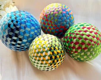 Handmade Temari Ball | Wall HangingGift |Traditional Handmade Ornament ｜Wedding Decor | Housewarming Gift