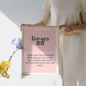 Romans 15:13 Printable Poster