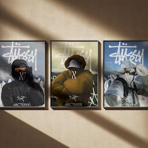 Set of 3 Stussy Art - Etsy