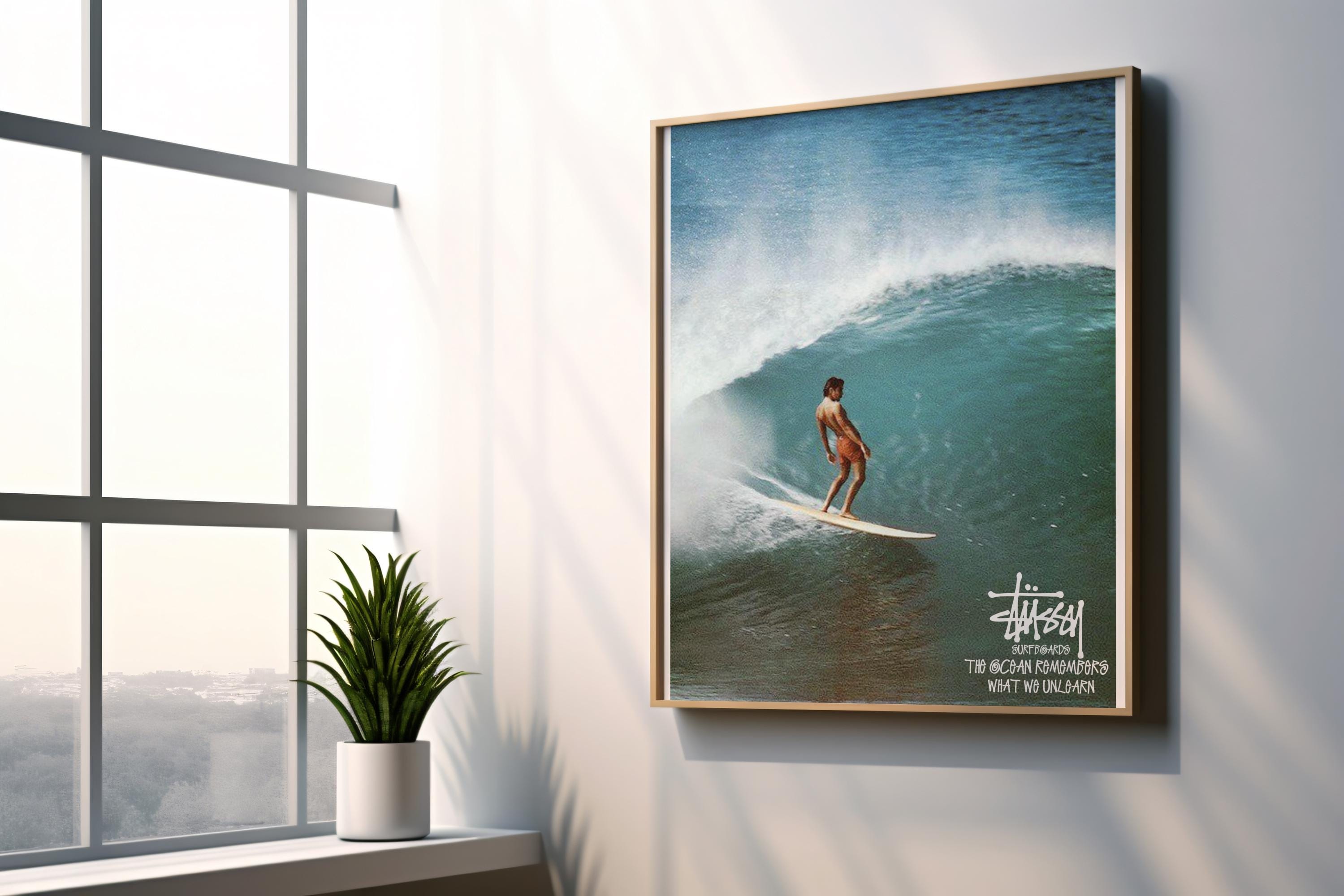 Stussy Surfing Poster 3:4 Ratio - Etsy