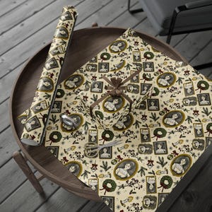 Bookish Gift Wrap – Jane Austen Christmas Wrapping Paper, Literary Holiday, Regency Book Lover image 7