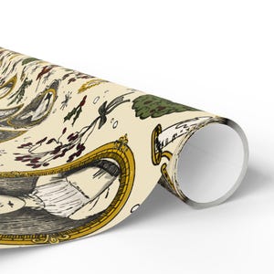 Bookish Gift Wrap – Jane Austen Christmas Wrapping Paper, Literary Holiday, Regency Book Lover image 5