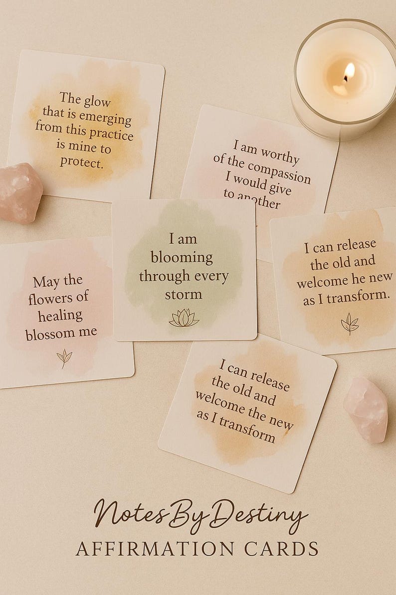 15 Printable Affirmations Cards | Self Love and Healing Digital Deck ...