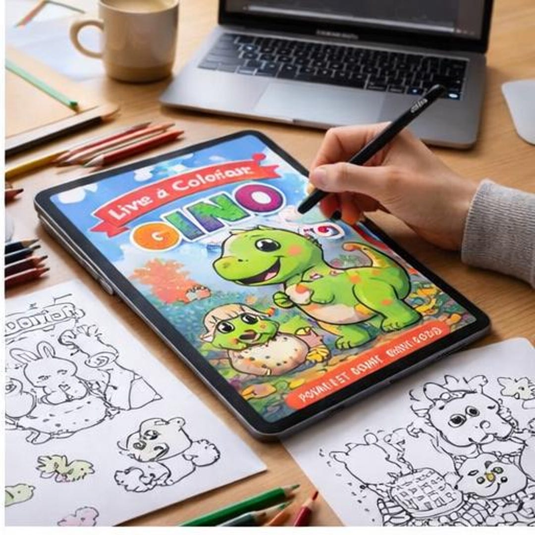 Dinosaur Coloring Book for Kids | 35 Cute Dino Coloring Pages ...