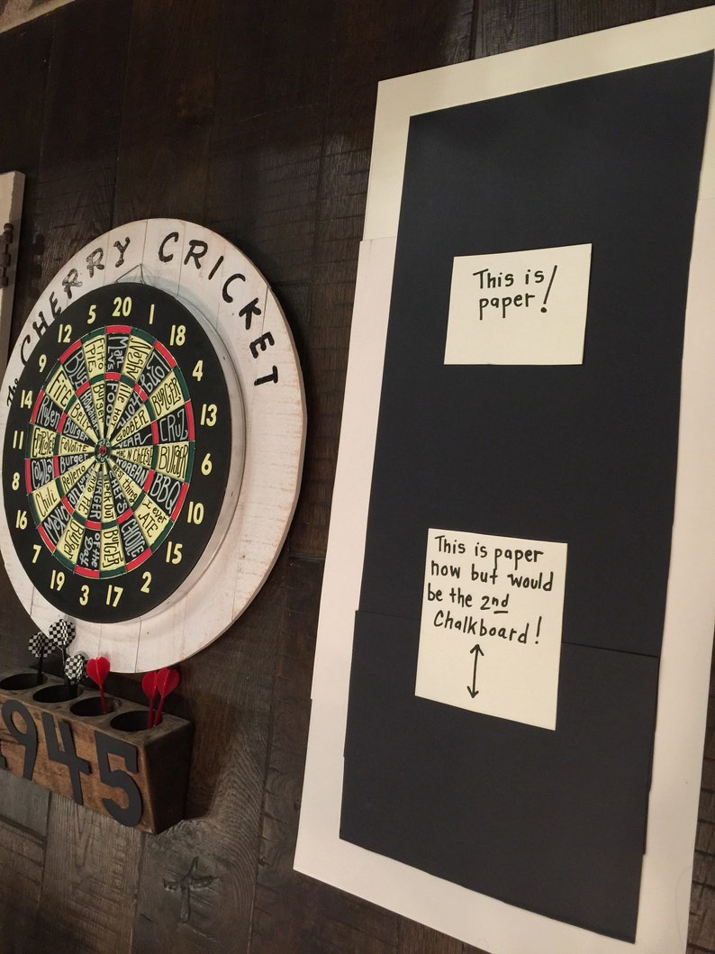 Custom Dart Board Ready for your WALL Display Your ideas Dart Etsy
