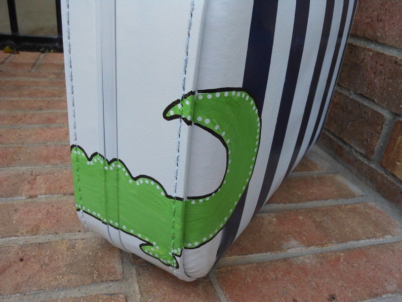 Jez4U Custom Hand painted Suitcase for Baby Boy Alligator Etsy