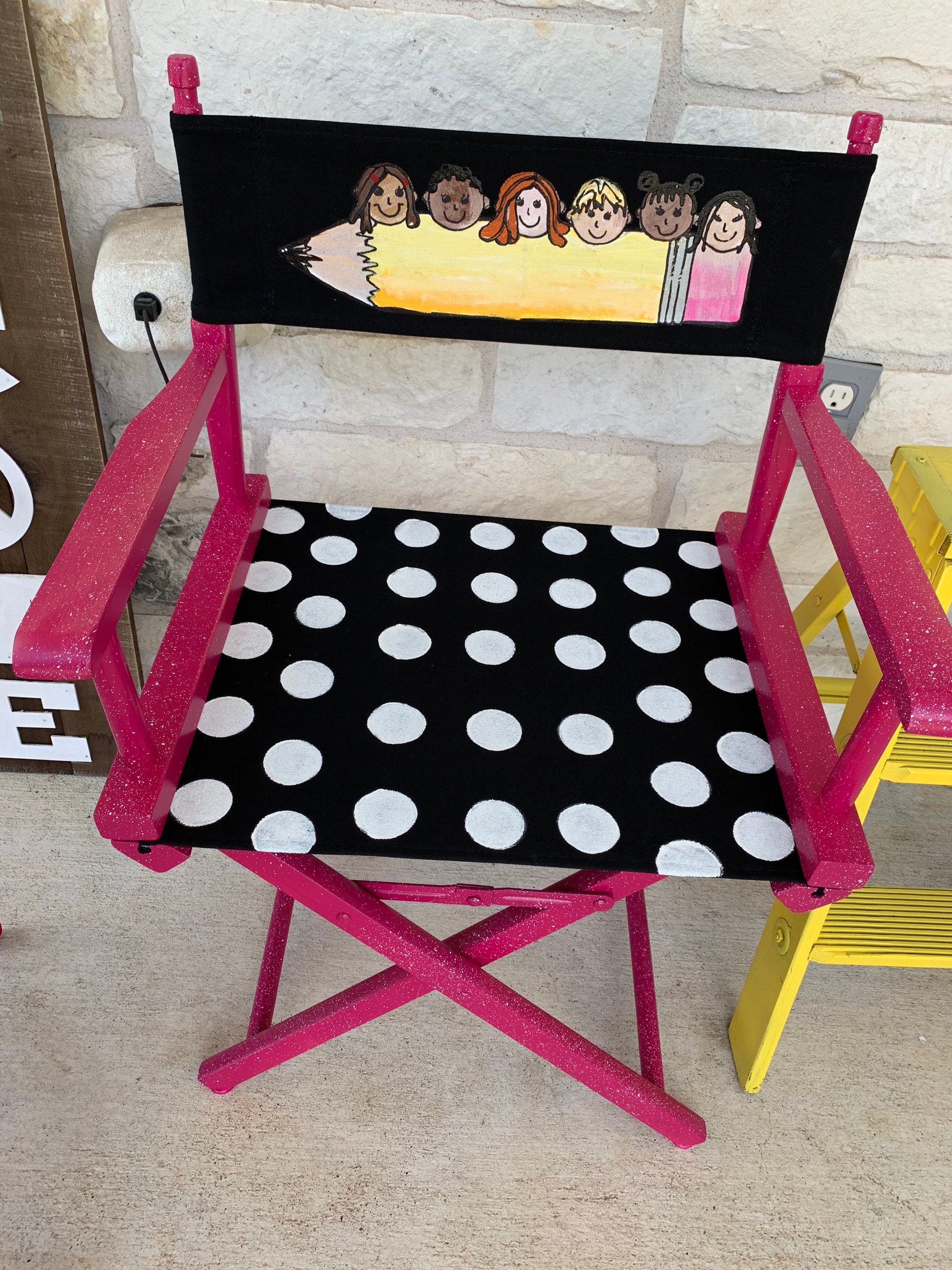 Silla de maestro SILLA RED Silla del director Elija su asiento Etsy
