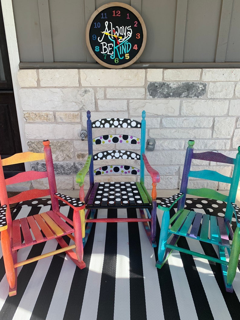 Send Me Your Child Size Rocking Chair This is the Artwork Fee - Etsy
