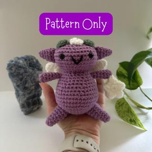 PATTERN ONLY Chubby Sprite - Fantasy Crochet Pattern - Printable