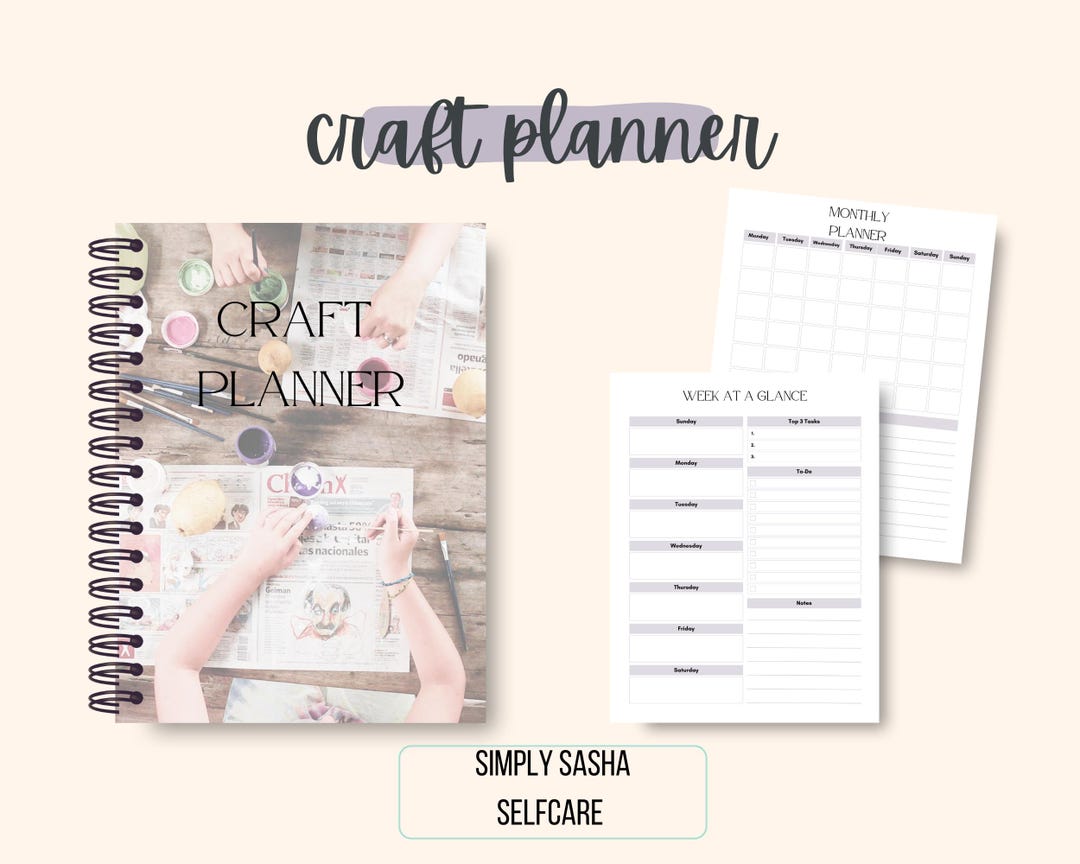 Craft Planner | Printable Project Tracker & Supply Inventory | DIY ...