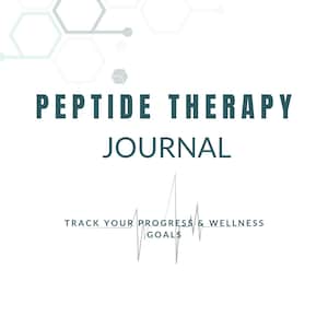 Peptide Therapy Journal | 12-Week Printable Wellness Log | GoodNotes Digital Planner PDF
