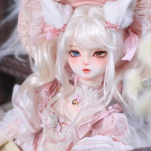 GEM Noble Doll Cat Heart Series 1/4 BJD Girl Adelise 45cm Full Set Trendy Toy Gift