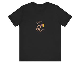 I Love Leo-T-shirt | T-shirt uniseks jersey