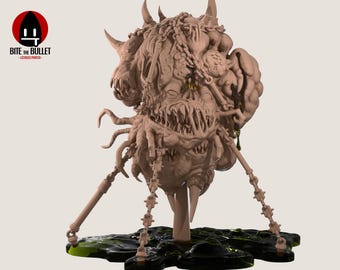 Miniatura Demona Sibriex – Boss DnD do gier RPG i bitewnych – Wydruk 3D z żywicy – Groteskowy, eldritch horror – Skala heroiczna 35 mm – Gra planszowa