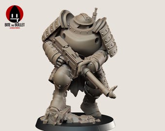 HMI Heavy Shotgun Miniature - Trench Crusade Infantry for TTRPG & Wargaming - 3D Print - Holy Shogunate Style - 32mm Scale – Tabletop Model