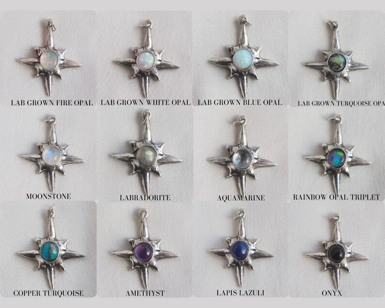 North Star Necklace Silver Polaris Choker