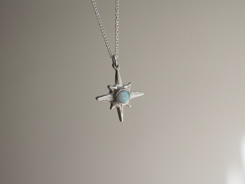 North Star Necklace Silver Polaris Choker