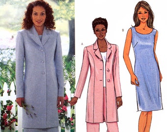 Butterick B4139 Sewing Pattern for Misses' Jacket, Top, Dress and Pants - Uncut - Size 14, 16, 18