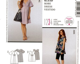 Womens Plus Size Mock Wrap Dress Burda Sewing Pattern 6447. Size 18 28. Womens Plus Size Mock Wrap Dress Burda Sewing Pattern 6447. Size 18 28.