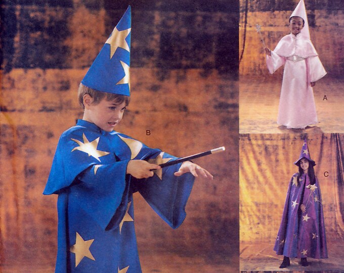 Mccall's 4235 Children's Harry Potter Wizard Cape and Robe Costumes ...