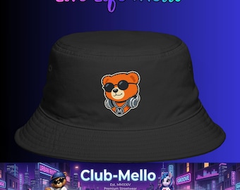 Club-Mello Fischerhut | Braun besticktes Design