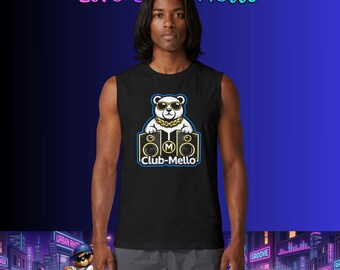 Club-Mello Bear DJ Grafik Tank