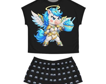 Club-Mello Mercy warrior Queen - Bequeme PJ's die bequem sind und Spass machen aus der Vol 5 Kollektion