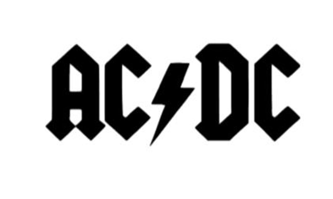 AC DC Vinyl Cut Decal, Window, Van, Laptop, Vintage - Etsy