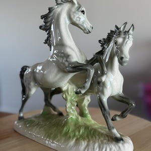 Rare Cortendorf 3232 Porcelain Horse Figurine – Hand-Painted, Made in Germany – Stunning Collector’s Piece c.1952-1960 | Father&#39;s Day sale