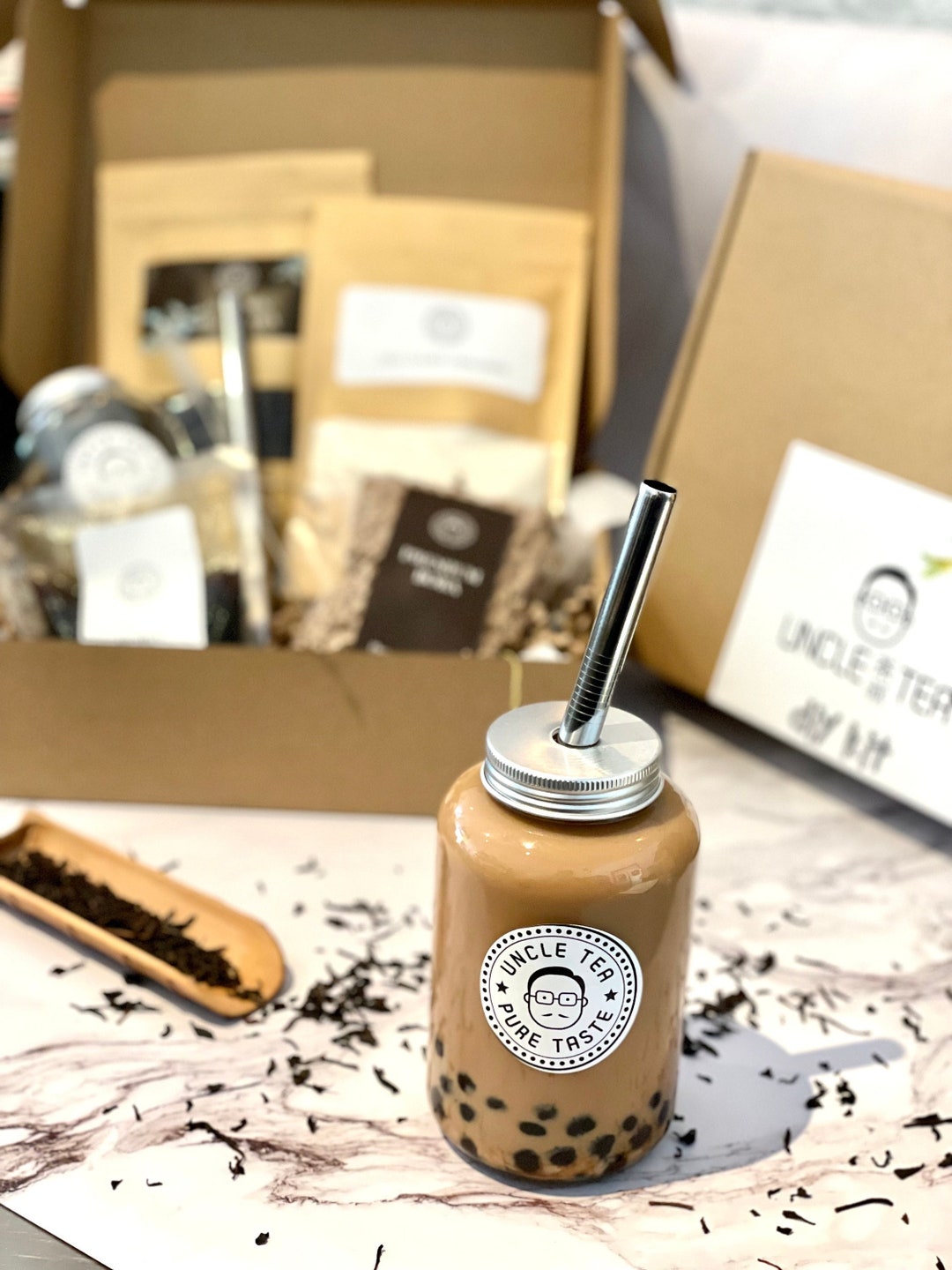 Handmade Boba Milk Tea DIY KIT up to 15 Serving Cups with Etsy