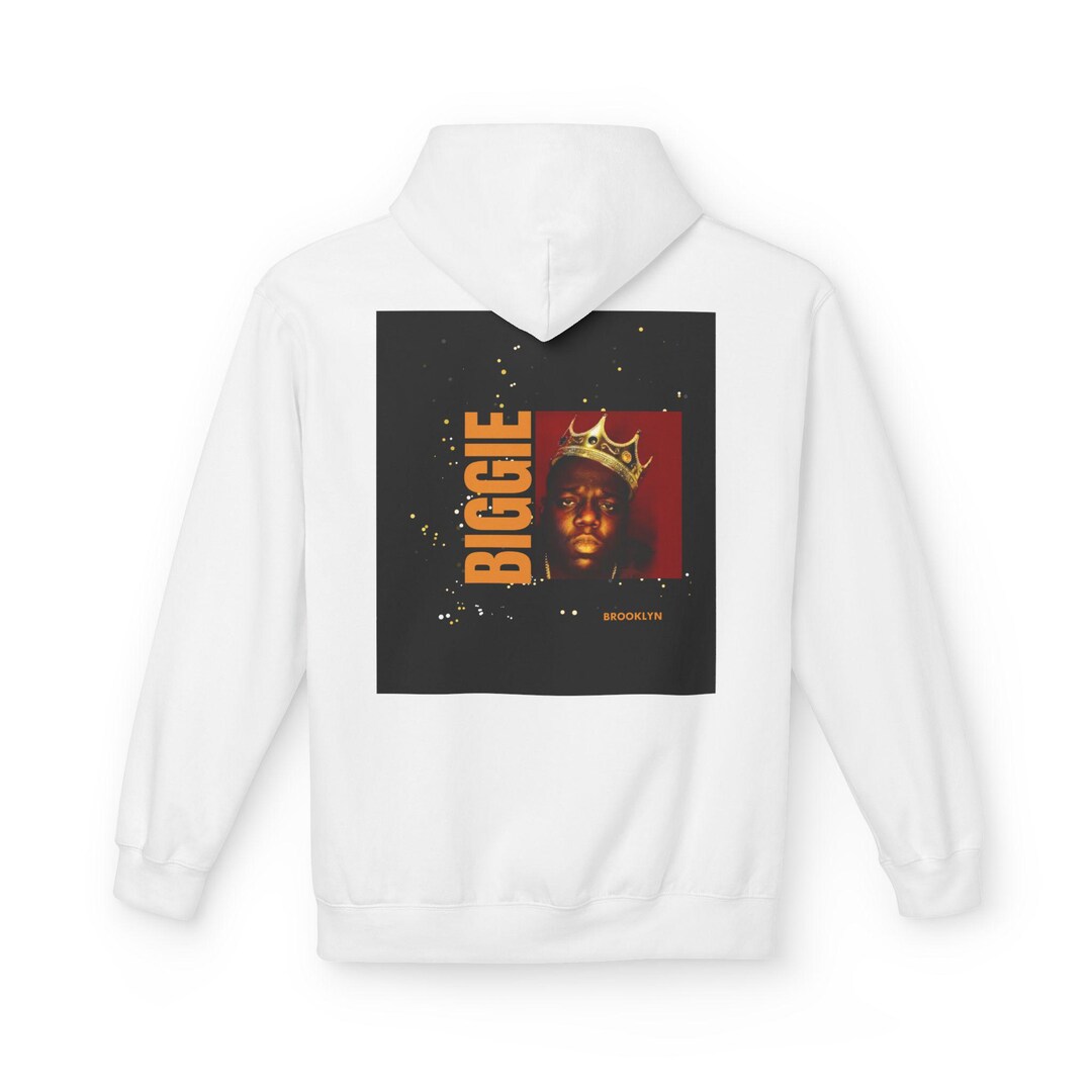 The Notorious Big Hoodie, Biggie Smalls Pullover Sweatshirt, 90s Hip ...