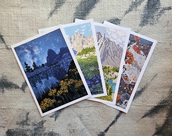 Four Pack of Greeting Cards