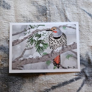 Carte de voeux Norther Flicker