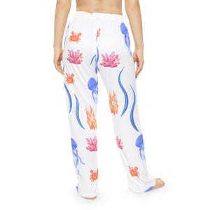 Coastal Jellyfish Pajama Pants | Ocean Lounge Beachy Sleepwear image 5