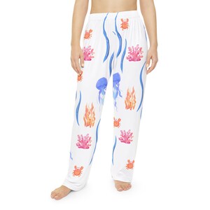 Coastal Jellyfish Pajama Pants | Ocean Lounge Beachy Sleepwear image 9
