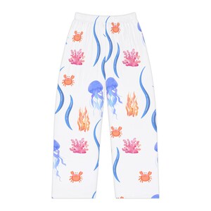 Coastal Jellyfish Pajama Pants | Ocean Lounge Beachy Sleepwear image 2