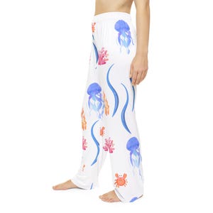 Coastal Jellyfish Pajama Pants | Ocean Lounge Beachy Sleepwear image 11