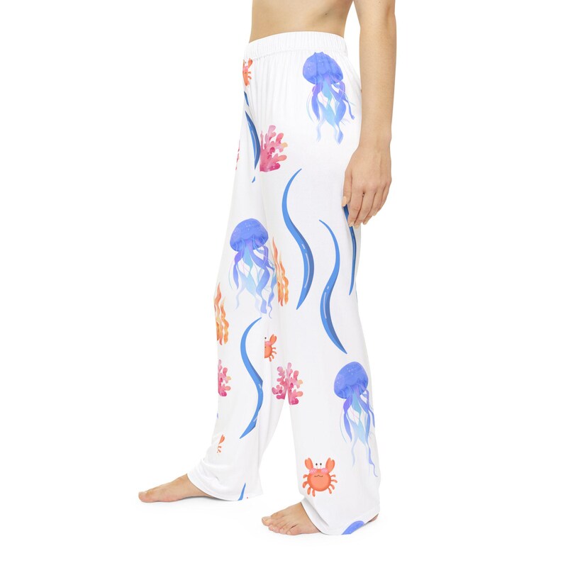 Coastal Jellyfish Pajama Pants | Ocean Lounge Beachy Sleepwear image 11
