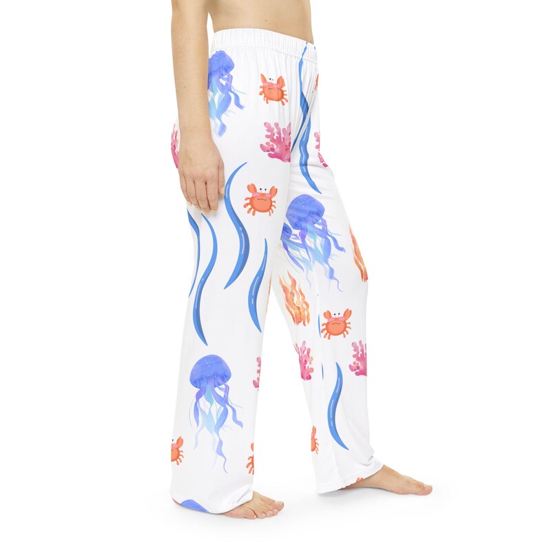 Coastal Jellyfish Pajama Pants | Ocean Lounge Beachy Sleepwear image 7
