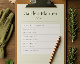 planejador de jardim em PDF