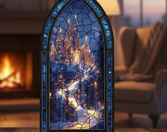 Wkładka do kącika książkowego Velaris ACOTAR, dekoracja półki na książki w stylu fantasy Night Court, prezent książkowy dla czytelników Starlight Scene, prezent do ekspozycji kącika książkowego