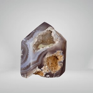 Agate avec cristallisation - Pointes