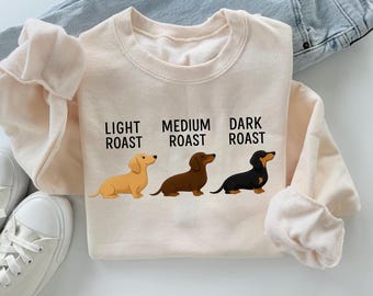 Funny Coffee Dachshund Tee, Dog Lover Gift
