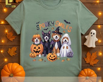 Halloween Dog PNG, Spooky Smiles Clipart (Digital Download)